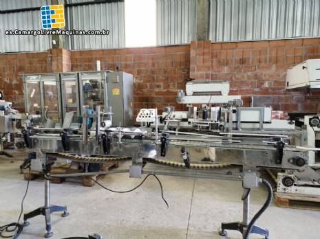 Taponadora a presi�n para botellas, latas y tarros de acero inoxidable SLP