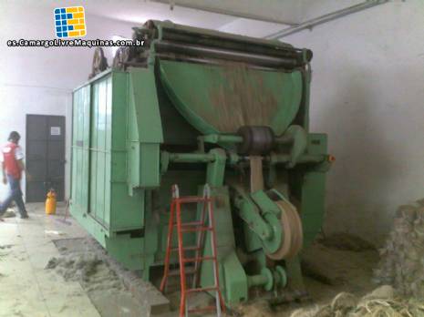 Equipo para procesar fibras naturales o sint�ticas 150 kg hora