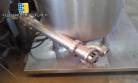 Mezclador en acero inoxidable con relleno de galleta tornillo y bomba de transferencia