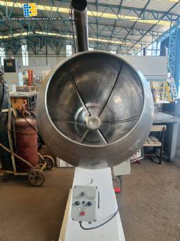 Recubrimiento en acero inoxidable Biasinox con soplador