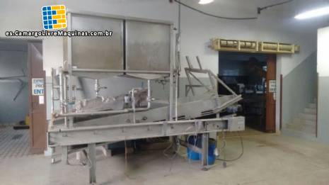 Caminadora con silo y vibrante canal