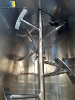 Batidora industrial de paletas 1000 L Bonsucesso