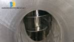 Silo de transferencia con transportador de tornillo de acero inoxidable Maqinox