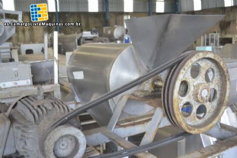 Pulper horizontal de acero inoxidable de una etapa