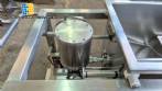 Bomba dosificadora unifiller de acero inoxidable con mezclador homogeneizador para alimentos de panader�a.