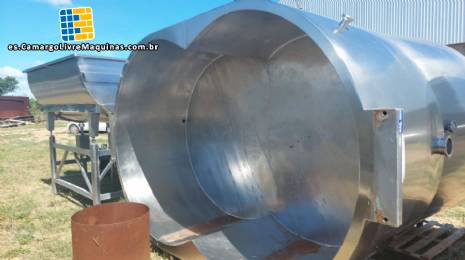 Dep�sito automatizado Queijomatic para masas de queso Biasinox 500 litros