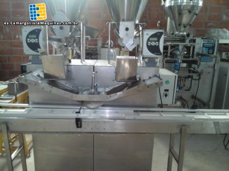 Medici�n de pesaje con c�lula de carga y doble acero inoxidable silos marca Donar