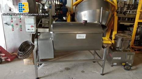 Mezclador de paletas homogeneizador de carne de acero inoxidable Seleto de 210 litros