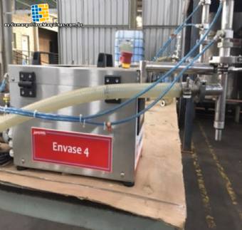 Llenadora semiautomtica de 2 boquillas de acero inoxidable