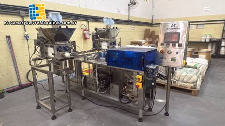 Extrusora, m�quina de llenado y dosificaci�n con envasado flow pack, modelo Milainox del a�o 2024.