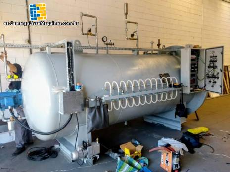 Autoclave horizontal para vidrio antibalas Pressure