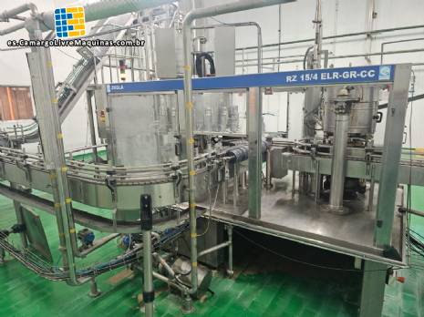 L�nea completa para llenado de latas Zegla 6000 latas/hora