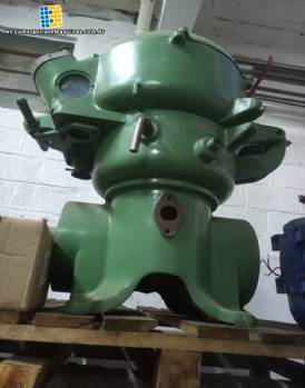 Separador centr�fugo Westfalia de 7.300 litros/hora para la purificaci�n industrial de aceites