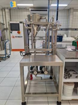 M�quina llenadora de l�quidos de acero inoxidable con 2 boquillas Prymaxx