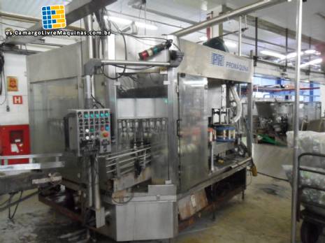 Llenadora rotativa con 60 boquillas de llenado Promquina