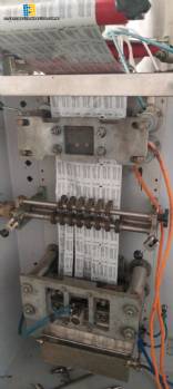 M�quina de llenado de sobres de 7 v�as para sobres de 7 g de mayonesa, k�tchup y mostaza, S�o Caetano