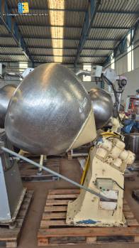 Recipiente para recubrimiento en forma de pera, 350 litros