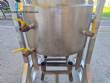 Olla de gas con camisa basculante de acero inoxidable de 100 litros