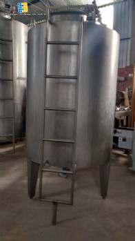 Tanque de almacenamiento acero inoxidable 1.500 L Brasholanda