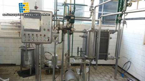 Juego completo de 7.500 litros para pasteurizador de la leche de queso