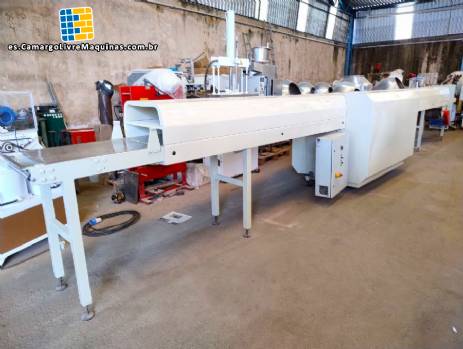 T�nel de enfriamiento de chocolate 9 m x 560 mm