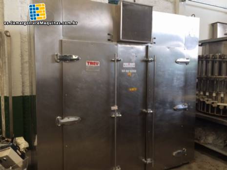 Estufa de acero inoxidable con 50 bandejas Treu