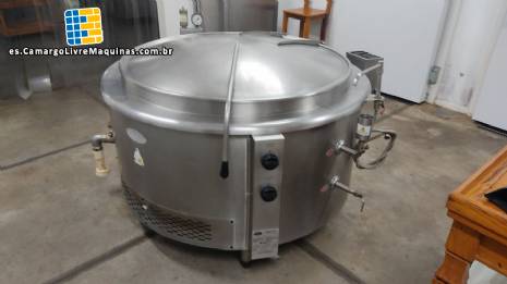 Caldero autogenerador de gas COZIL de acero inoxidable, 500 litros