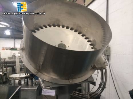 Alimentador y el posicionador de Rotary de botellas cubiertas