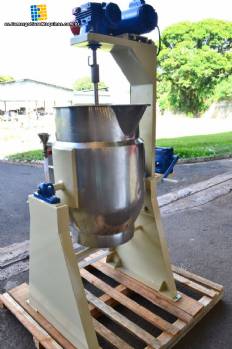 Olla de acero inoxidable con camisa Alwis de 100 litros