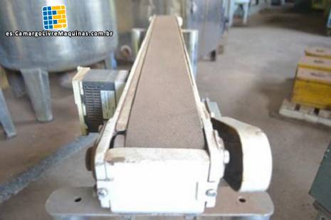 Cinta transportadora de 1,25 metros de largo