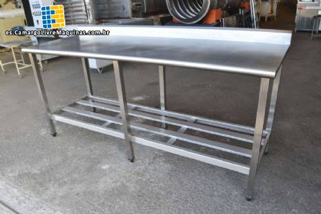Mesa de acero inoxidable 700 mm x 2000 mm Euro Formas