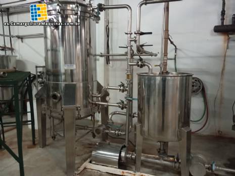 Filtro de precubierta de acero inoxidable Zegla de 6.000 litros