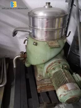 Separador centrfugo de acero inoxidable para concentrar aceites esenciales Westfalia