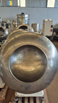 Sartén Incapi de acero inoxidable con revestimiento liso de 250 litros