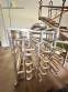 Pasteurizador tubular en espiral de acero inoxidable FAMONTE, de 3.500 litros por hora, para pulpas de frutas, jugos, l�cteos y derivados.