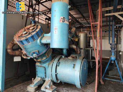 Compresor de aire de alta presión, sin aceite, de 3 etapas, 260 kW, Gardner Denver Belliss & Morcom, modelo VH21 H3N Compresor de aire de alta presión, sin aceite, de 3 etapas, 260 kW, Gardner Denver Belliss & Morcom, modelo VH21 H3N