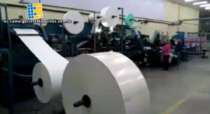 Línea automática para la fabricación de pañales Línea automática para la fabricación de pañales
